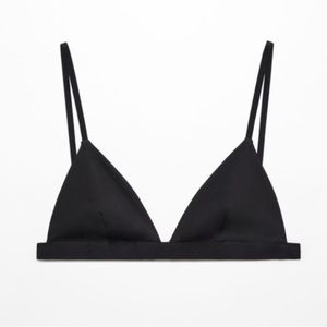 MANGO triangle bra, size small
